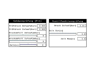 Display Prüfstand gerade Armaturen | ATG